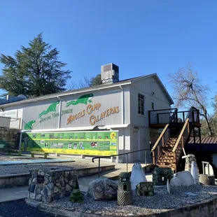 Back of the front building