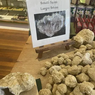 Geodes- don't you want to find out what crystals are inside.