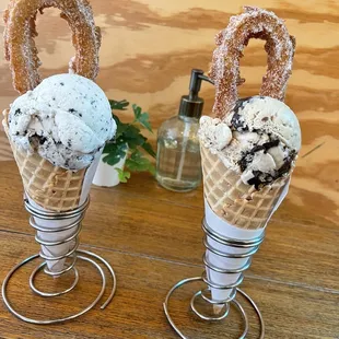 Ice cream and churros