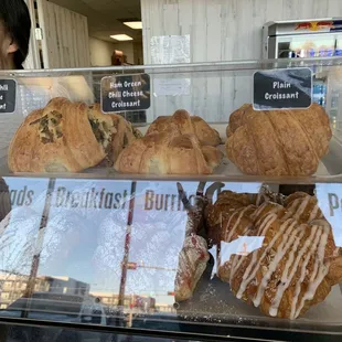 a display of pastries