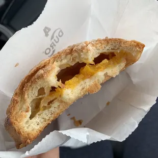 Peach empanada