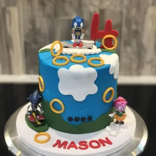 a sonic cake