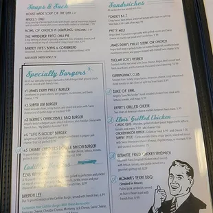 Part of the menu...there is even more I didnt photograph.