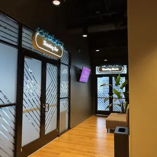 Private tasting rooms