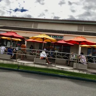 Front of store