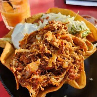 Chicken Tinga Taco Bowl