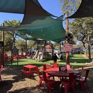 Outdoor play area