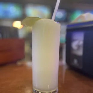a close up of a drink