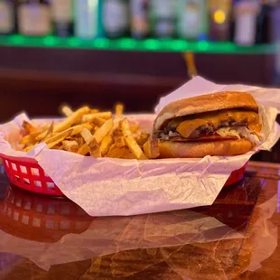 Angel Cheeseburger &amp; Fries