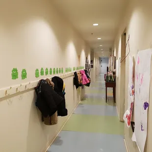Hallway of the twos and threes classes