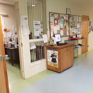 Entrance to director Roberta's office