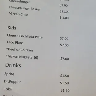 Menu 2023