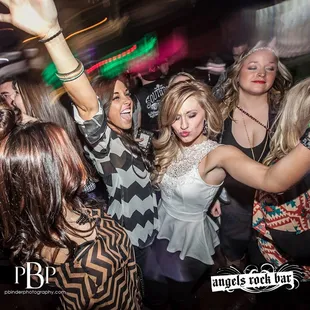 a group of women dancing