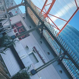 Outside front
