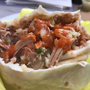 Carnitas burrito