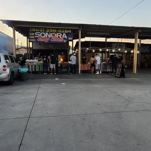 the outside of the store