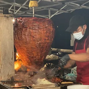 Al pastor! Wow!!! Everyone was in line for this one!