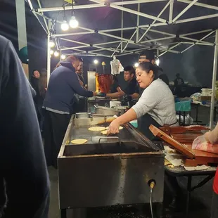 Handmade tortillas great but look in back