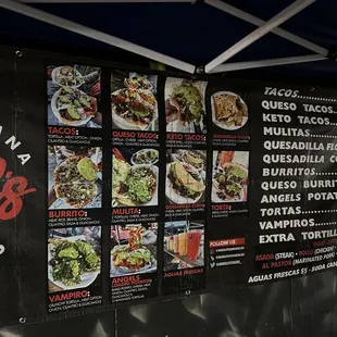 Menu as of 11/9/23