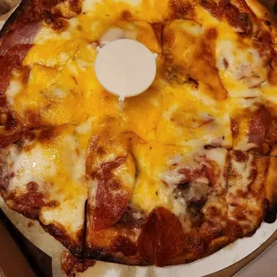 pizza, food