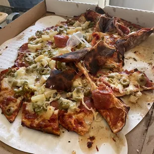 Opened the box to find this mess.