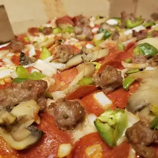 pizza, food
