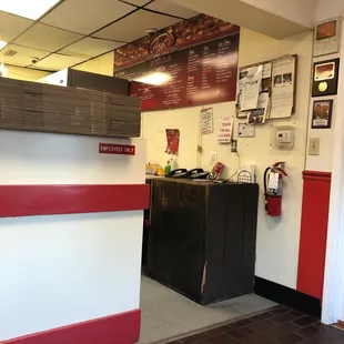 interior, pizza