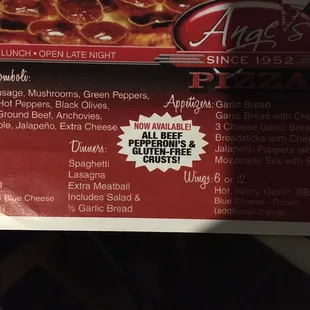 the price of the pizza