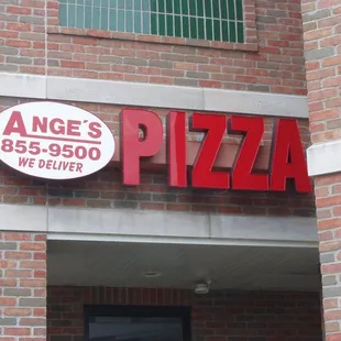the front of the restaurant