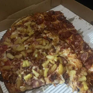 Half Pepperoni Pizza Sub/ Hawaiian (Large)