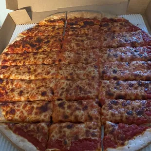 Large cheese pizza