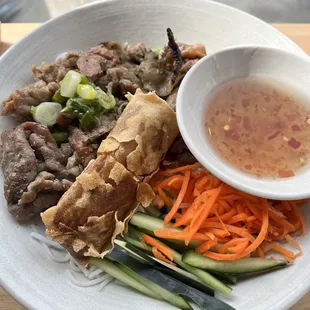 Pork vermicelli bowl