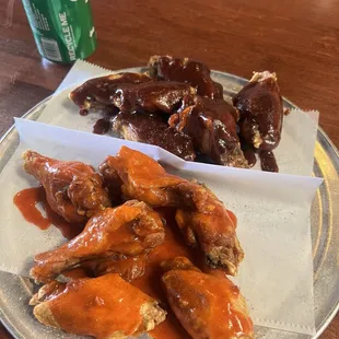 Mild and barbecue Wings