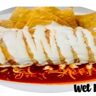 Wet burrito red