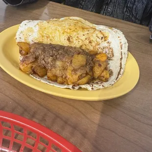 Chorizo con papa