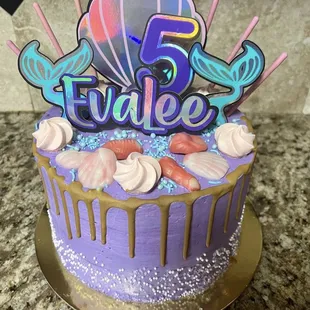 Under The Sea Mermaid Cake