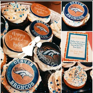 Edible image topper cup cakes