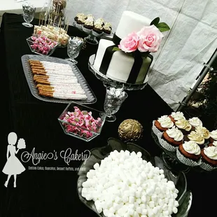 Custom Cake &amp; Dessert Buffet