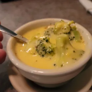 Broccoli and Cheese Soup.