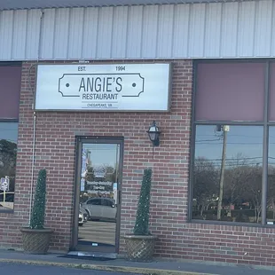 Outside signage