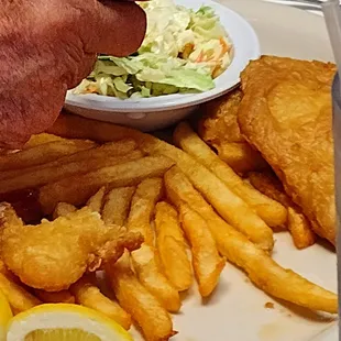 fish and chips, fish, food, seafood