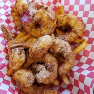 Fried shrimp basket
