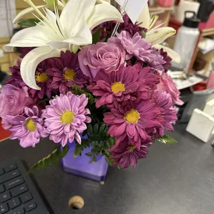 Flowers for my lady.