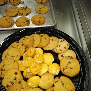 Cookies and Muffins freshly baked in house