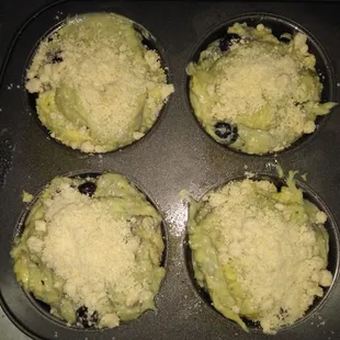 Blueberry Pies made in house