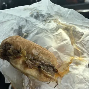 Double cheese burger