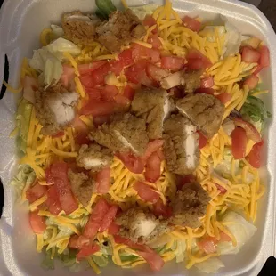 Chicken Finger Salad
