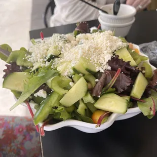 This was the small salad! It's huge and an incredible value.