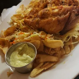 fish and chips, fish, seafood, food