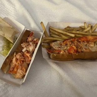 Warm Lobster Sandwich